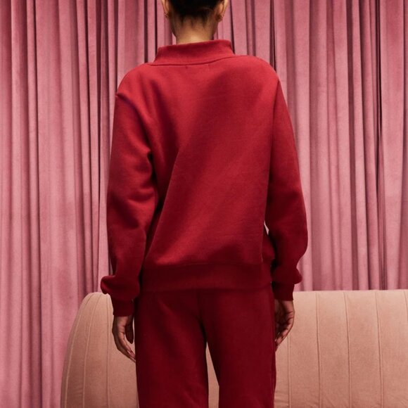 PARKE Valentine’s Day Varsity Mockneck Crimson / Peony 💟💞 - Picture 8 of 8